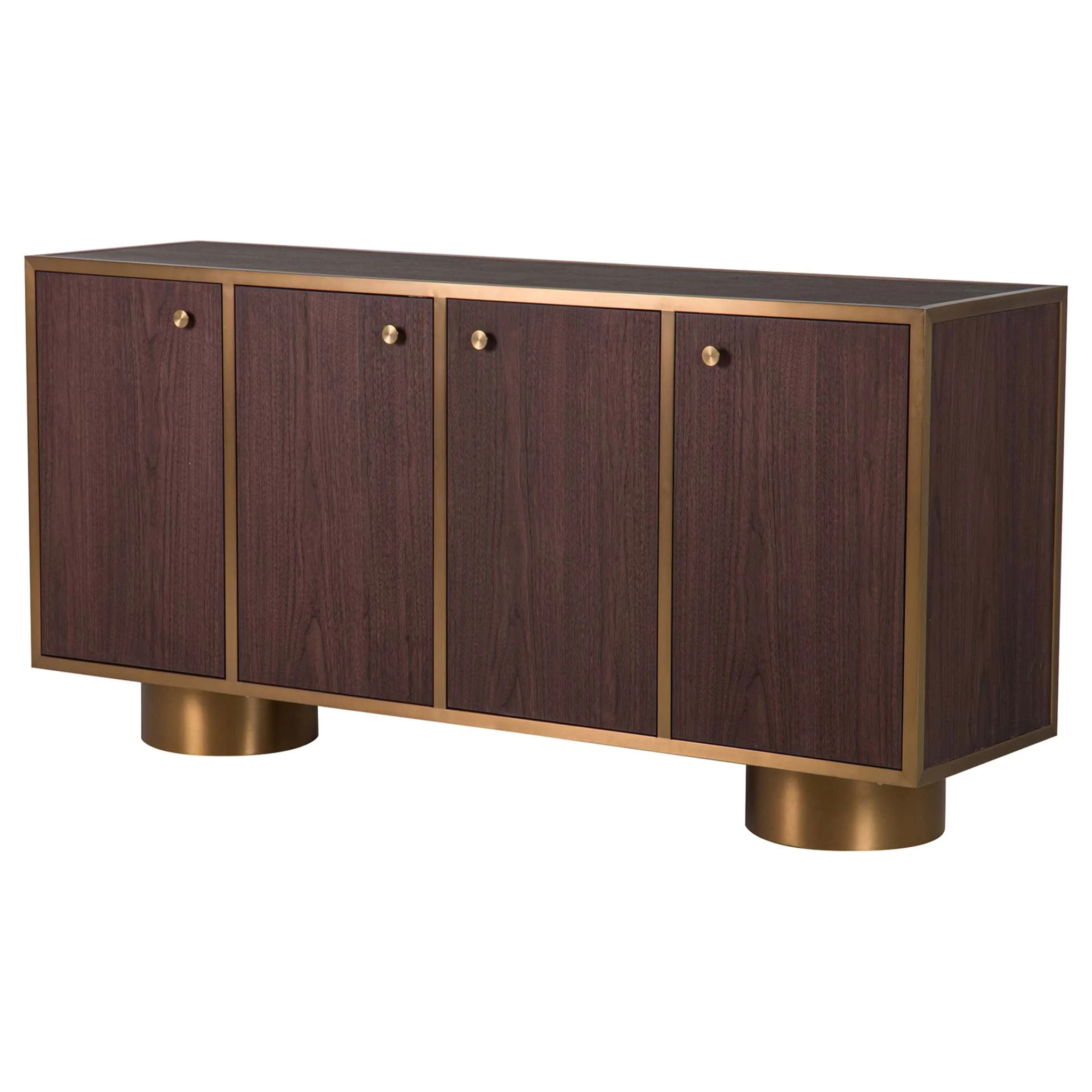 Aparador Mdf Aceron Inoxidable Noblesse 180x50x90cm