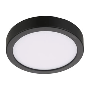 Forlight Downlight LED Superficie Redonda 170mm Negro - Iluminación Eficiente y Moderna para Hogar - Aluminio y Poliestireno Duradero - Diseño Elegante y Funcional