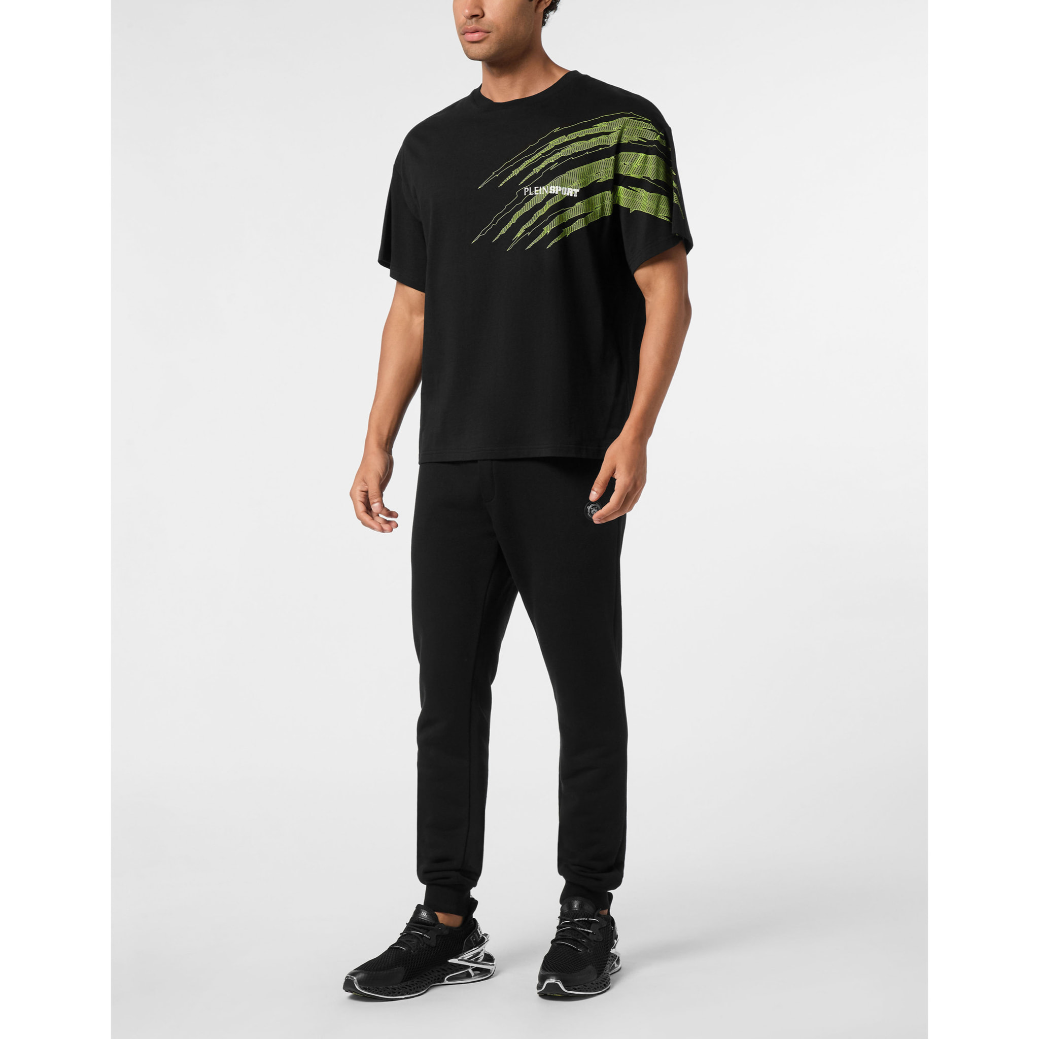 PLEIN SPORT T-Shirt Round Neck Ss SCRATCH