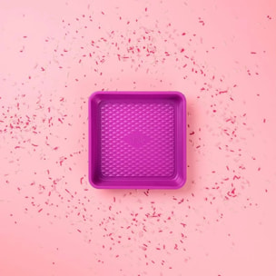 Moule à brownie fuchsia 23 cm Tasty Pâtisserie