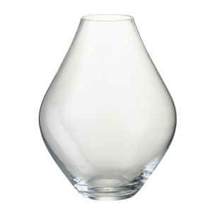 J-Line vase Abby  - verre - transparent - large - 28 cm de hauteur