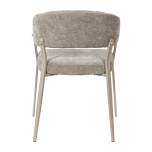 Fauteuil Emilia Marron - Lot De 2