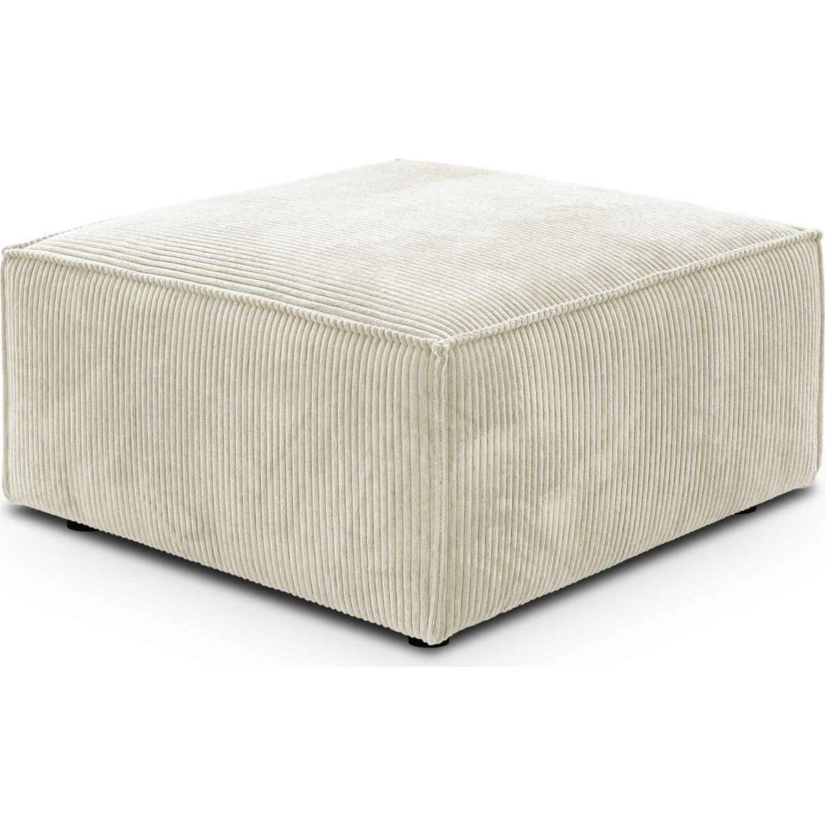 Pouf en velours côtelé - LIVIA