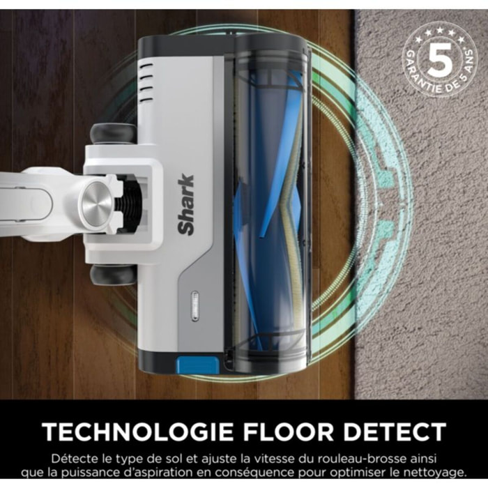 Aspirateur balai SHARK IZ380EUT PowerPro Pet avec brosse motorisée pour poils d’animaux