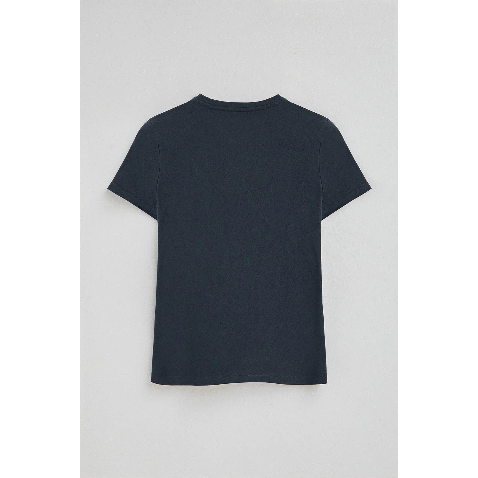 Pack donna con tre magliette in bianco, nero e blu marino a maniche corte con ricamo Rigby Go