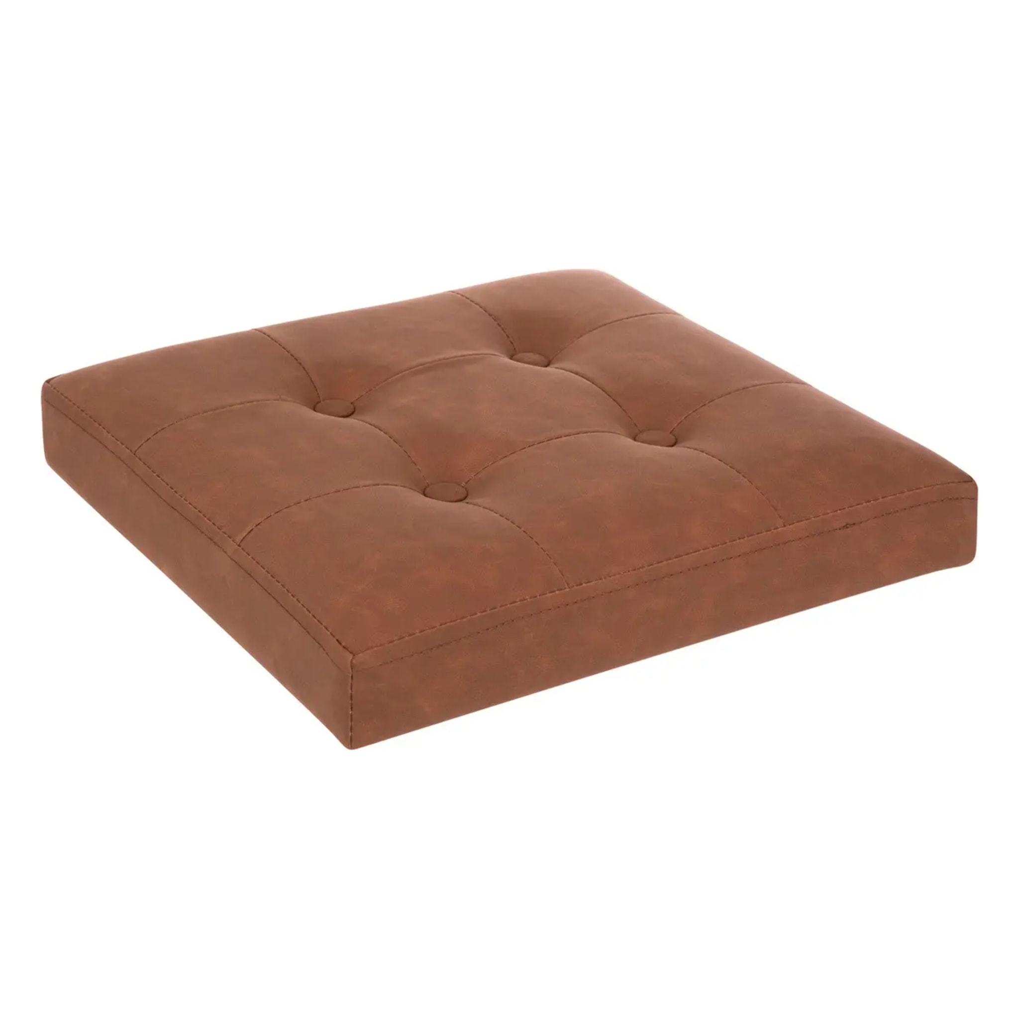 Pouf pliant "Soren" - bois - marron