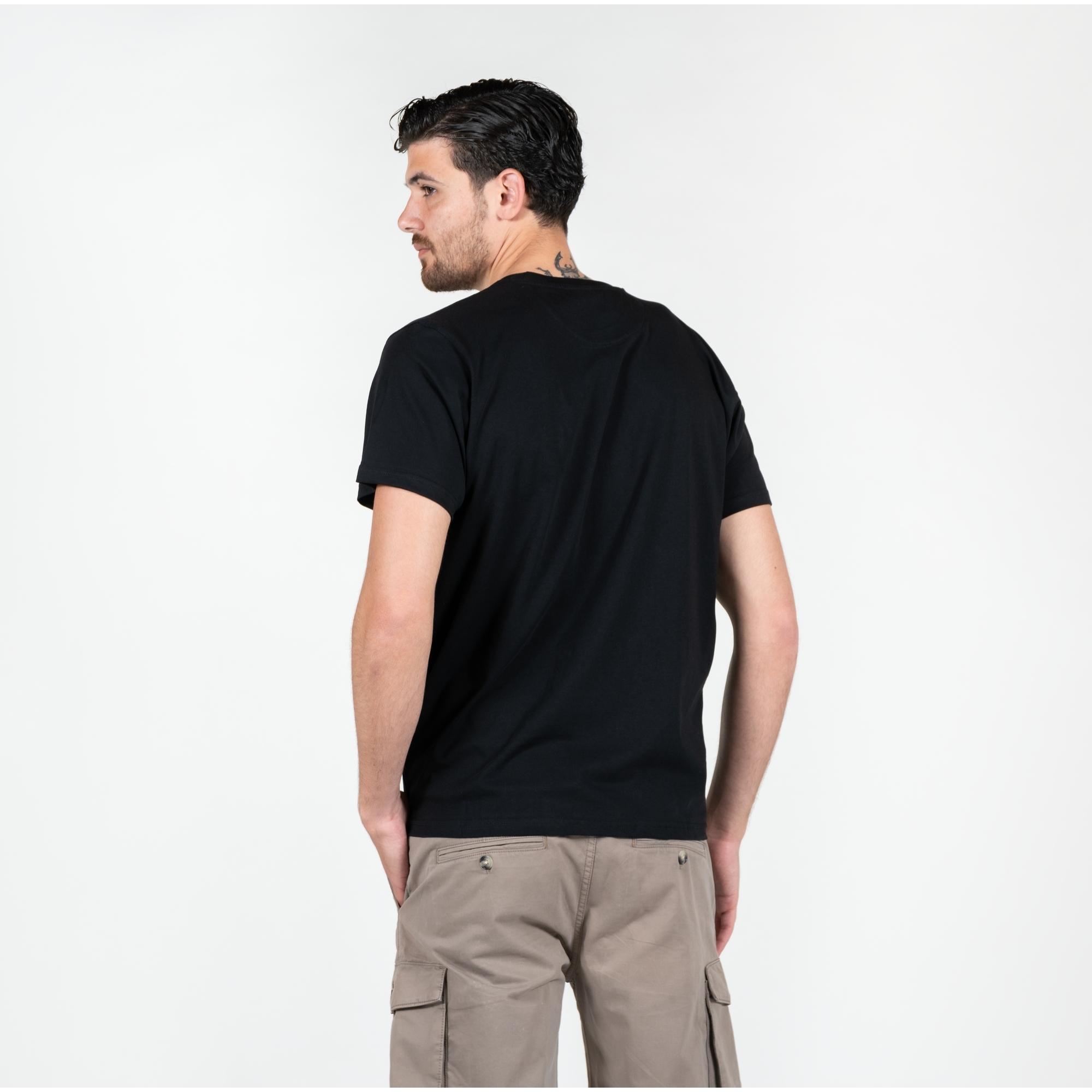 T-shirt basic con logo ricamato