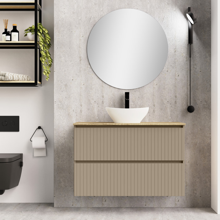 Conjunto de baño Hali Alday, 100 cm, Fango