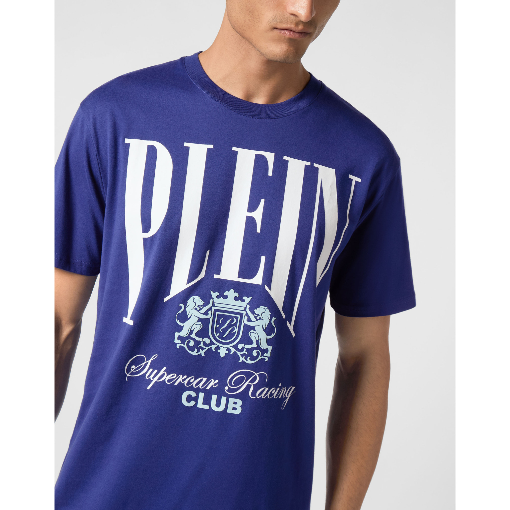 PHILIPP PLEIN T-Shirt Round Neck RACING