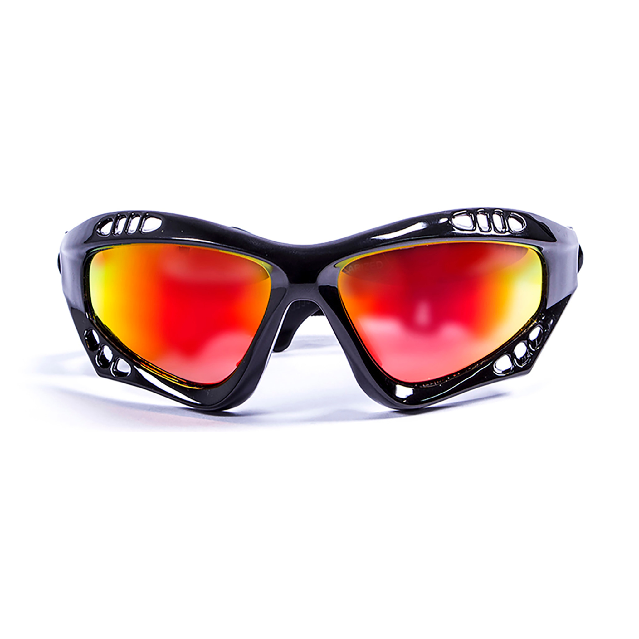 Gafas de deportes acuáticos OCEAN AUSTRALIA - Negro brillante / Revo