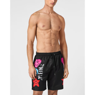 PHILIPP PLEIN Swim Trunks SMILE