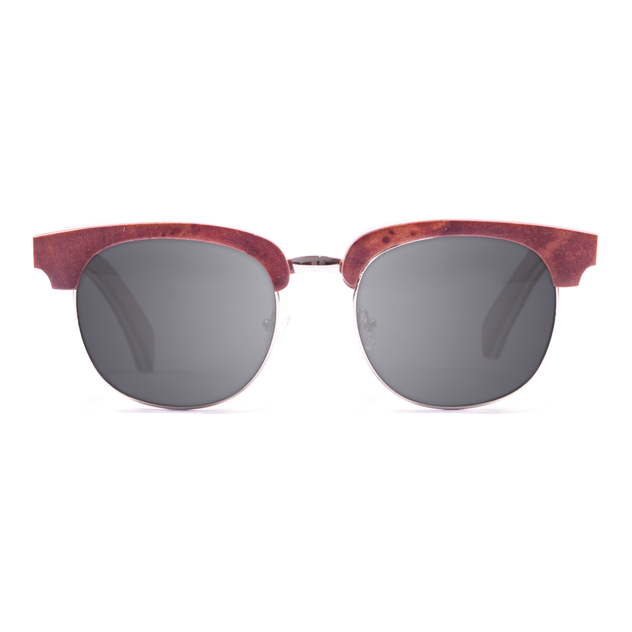 Gafas de sol KAU NEW YORK - De madera de secoya quemada / Ahumada