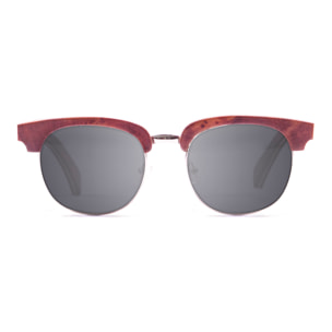 Gafas de sol KAU NEW YORK - De madera de secoya quemada / Ahumada