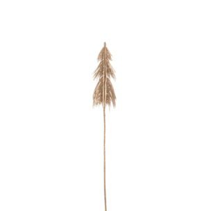 J-Line Branche Sapin Paillettes Plastique Champagne