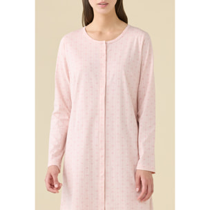Camicia da notte donna estiva in cotone articolo romantic. Noidinotte