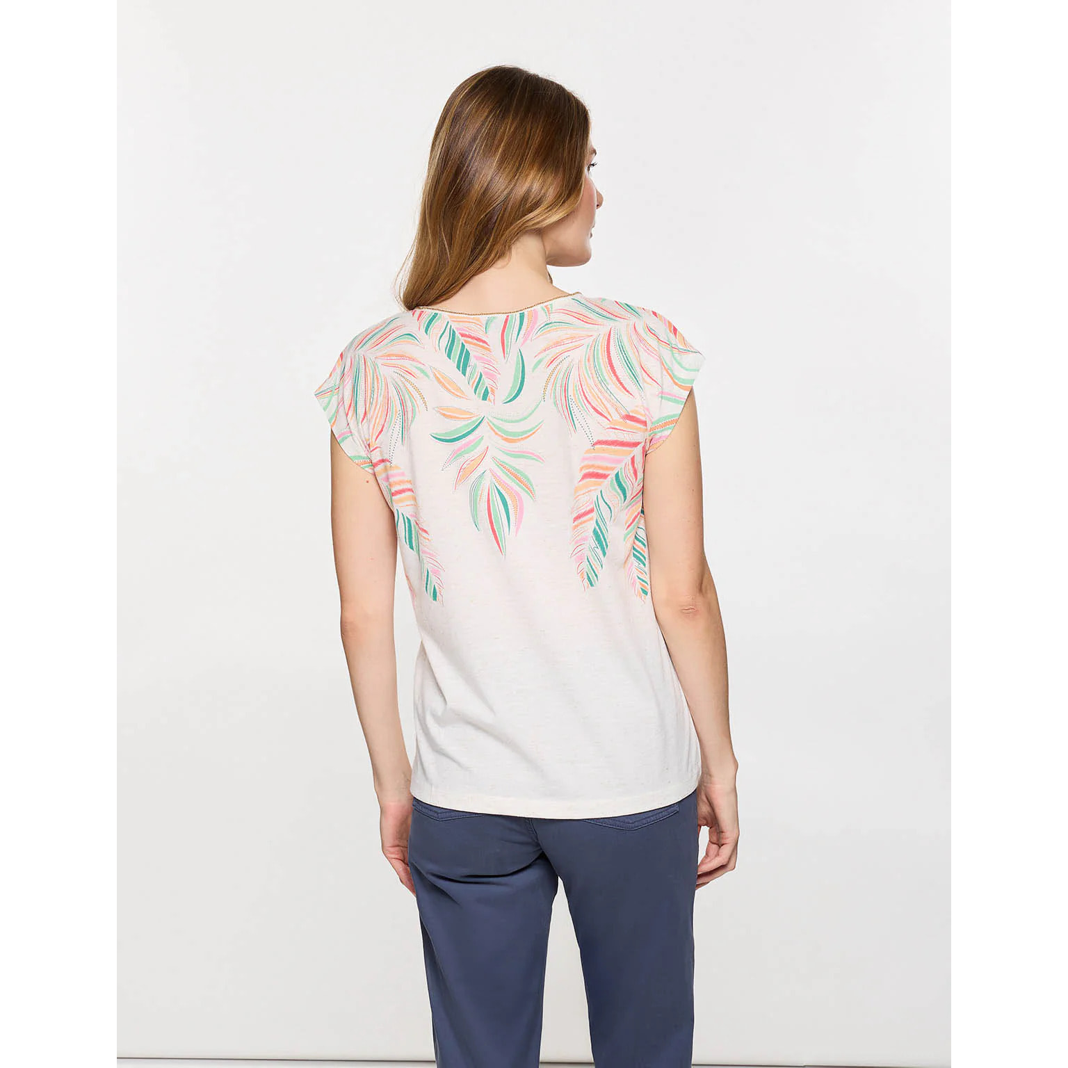 Camiseta Manga Corta Multicolor - Borda