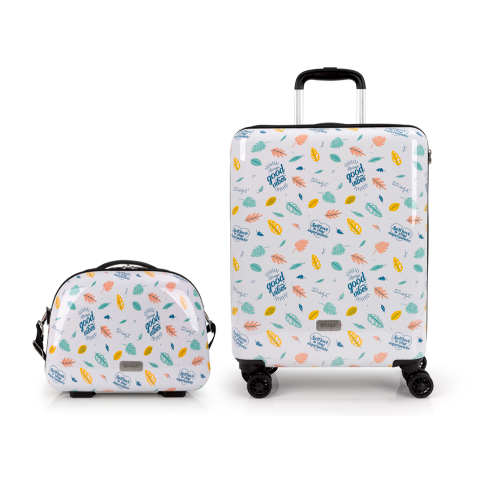 Juego de maletas infantiles ( cabina y neceser ) Vibes con capacidad de 52,2 L