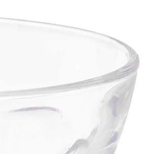 PACK 6 COPPE GELATO VETRO CON PIEDISTALLO