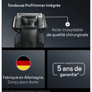 Rasoir électrique BRAUN Series 8 8663cc Clean&Charge