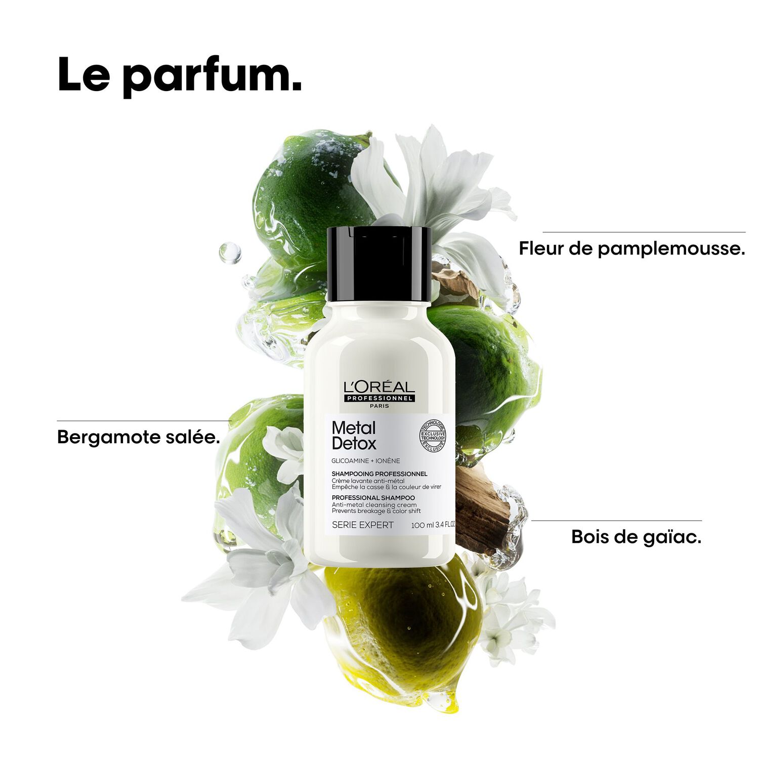 Serie Expert Metal Detox - Shampoing Anti-Métal 100 ml