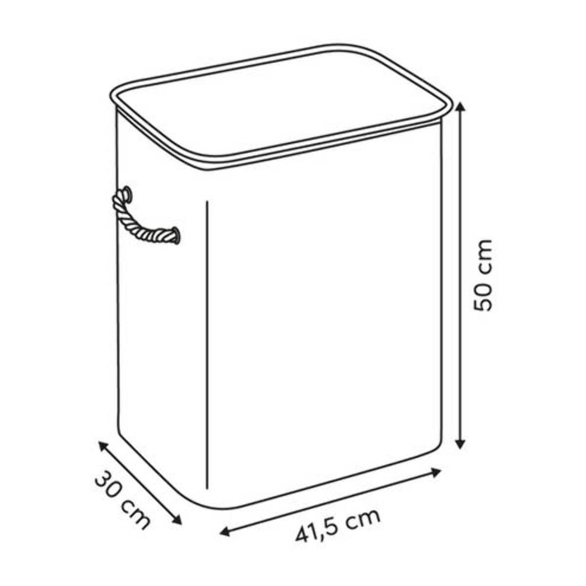 Panier à linge Stemy 100L blanc