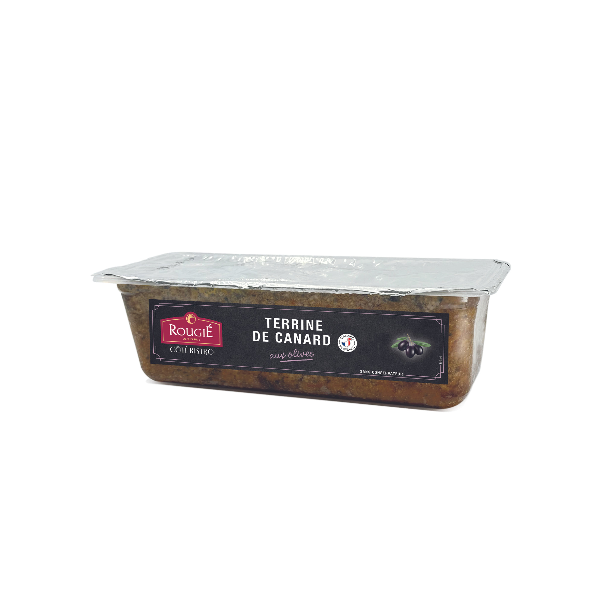 Terrine côté Bistro - Canard aux olives noires - 1kg