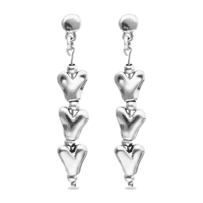 Pendiente PÁLPITO PLATEADO U