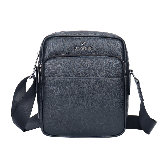 Borsa a tracolla  da uomo In Vera pelle Made in Italy 20x25x8 cm