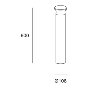 Forlight Baliza Ip65 Zip Led Led Led 3,,Na,,Naw Rgb Gris Urbano