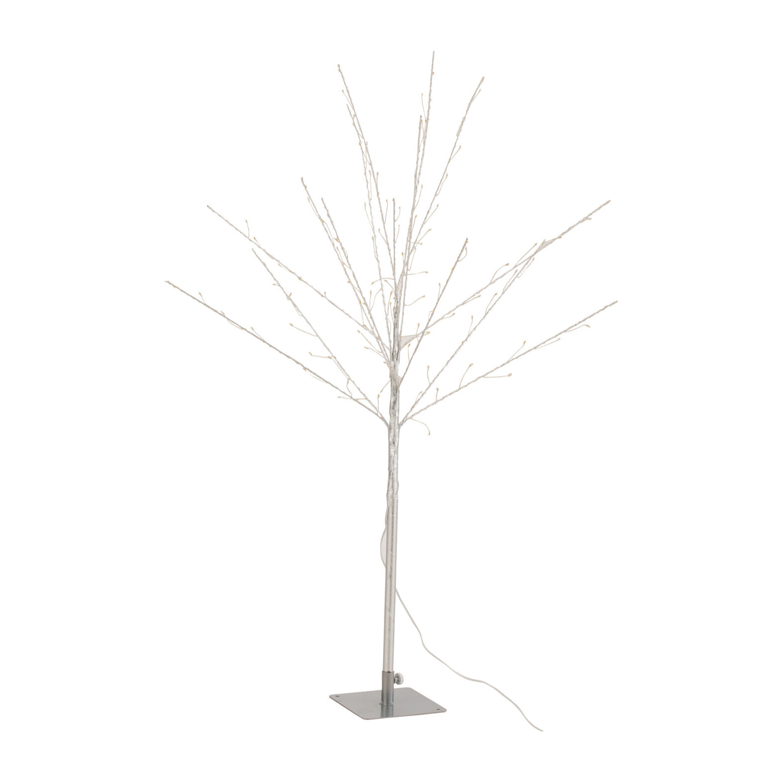 J-Line décoration Arbre Denudé - métal - argent - medium - LED