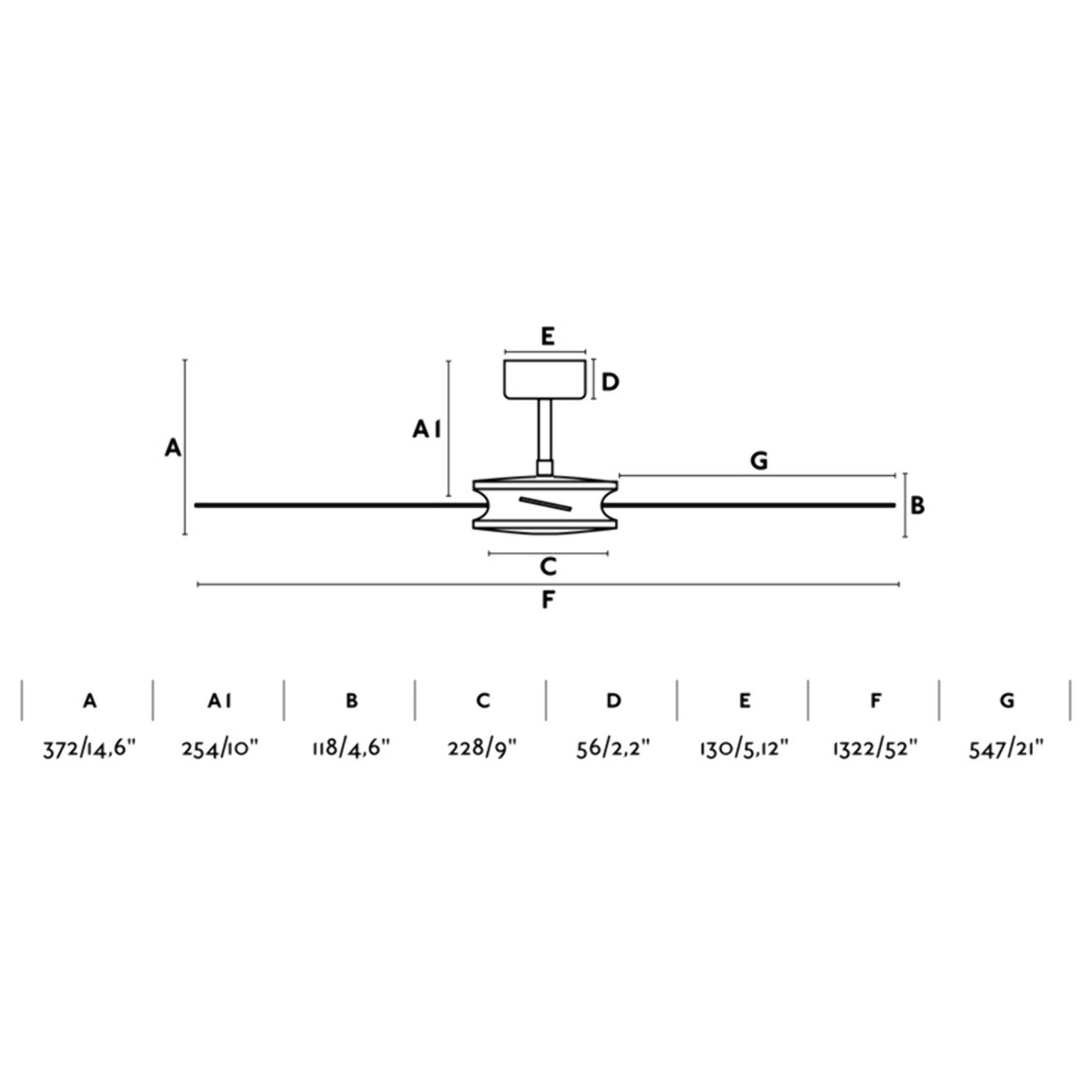 POLEA L Ventilateur rouille DC