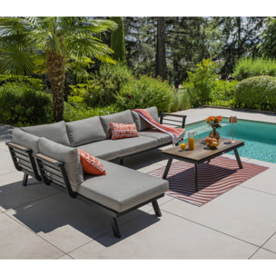 Salon de jardin modulable - 6 places - CARMEL