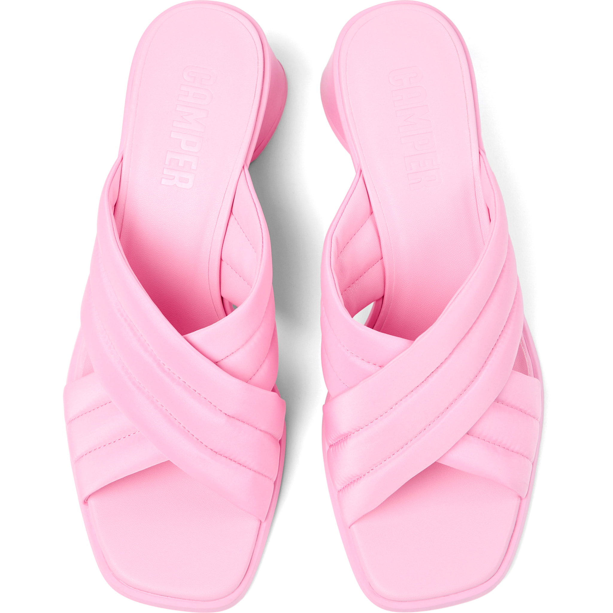 Sandalias - CAMPER Kiara - Rosa - Textil técnico (poliéster reciclado)