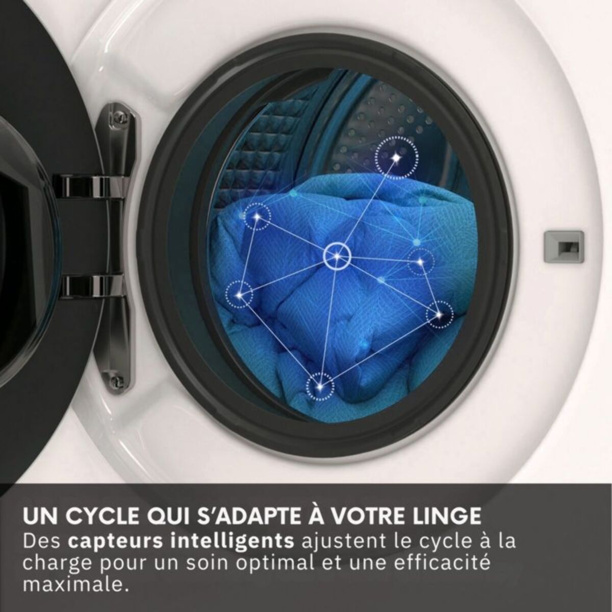 Lave linge compact HAIER HW50-BP12307U1-S