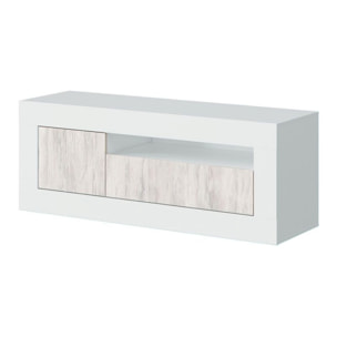 Mueble TV Baltik Blanco Artik (Blanco Mate) – Blanco Velho