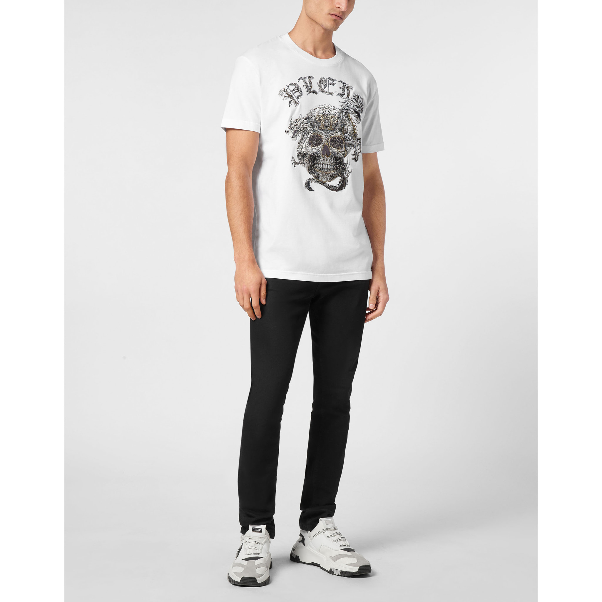 PHILIPP PLEIN T-shirt girocollo SKULL