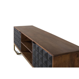 Mueble TV de Madera de Mango 150 Cm Estilo Contemporáneo