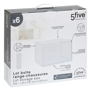 Range-chaussures Spacy Plus 6 paires