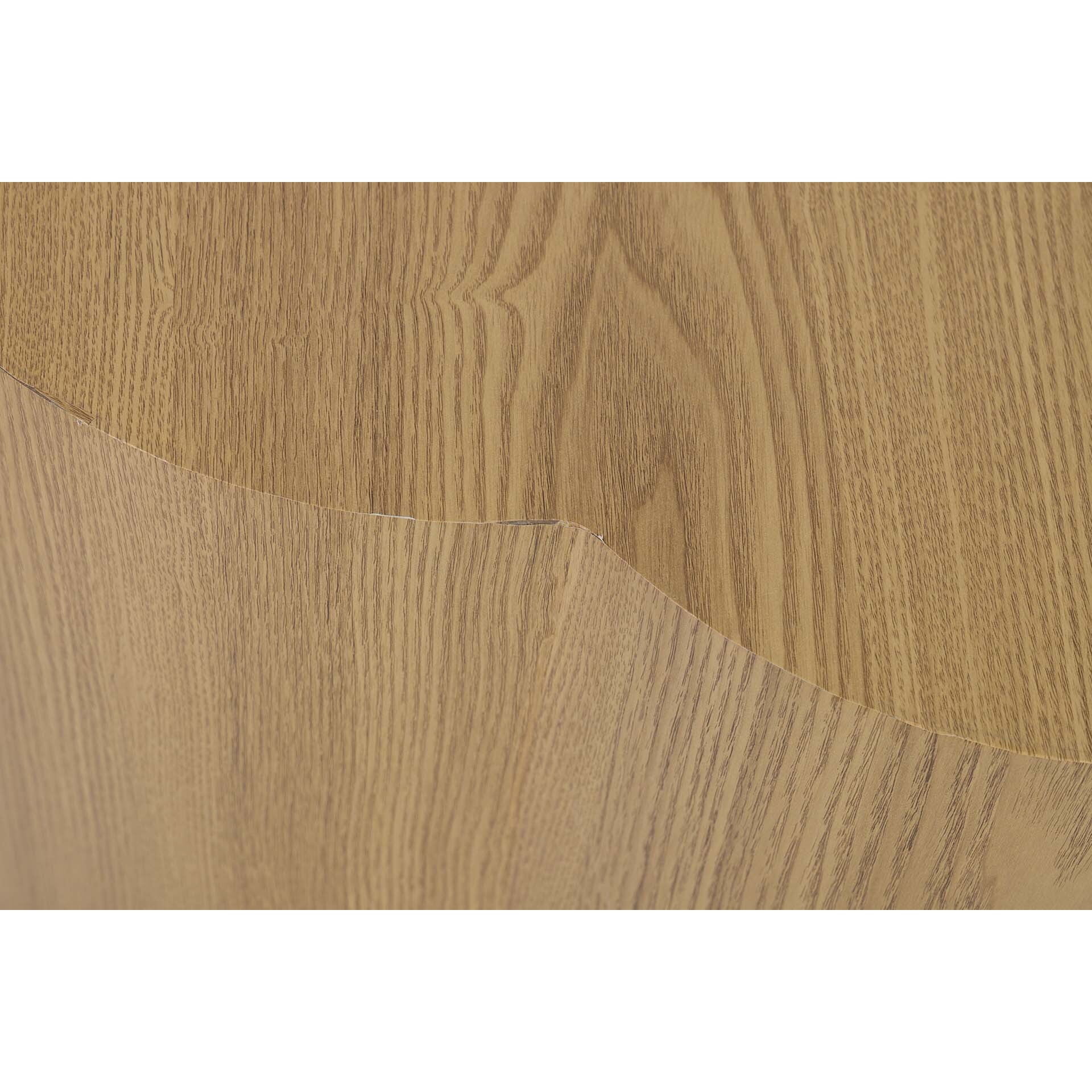 Set 2 Mesas Mdf Marrón 59x59x41 40x40x52 Cm
