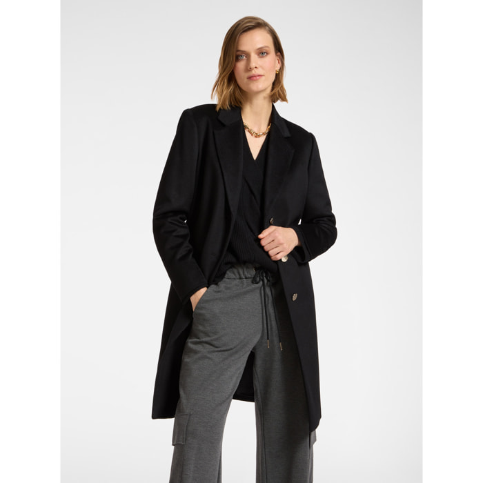 Elena Mirò - Cappotto in lana - Nero
