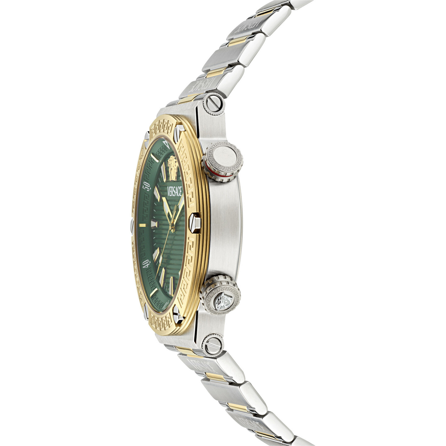 Versace Reloj Analógico De Cuarzo Greca Logo Diver (Wc-8G)