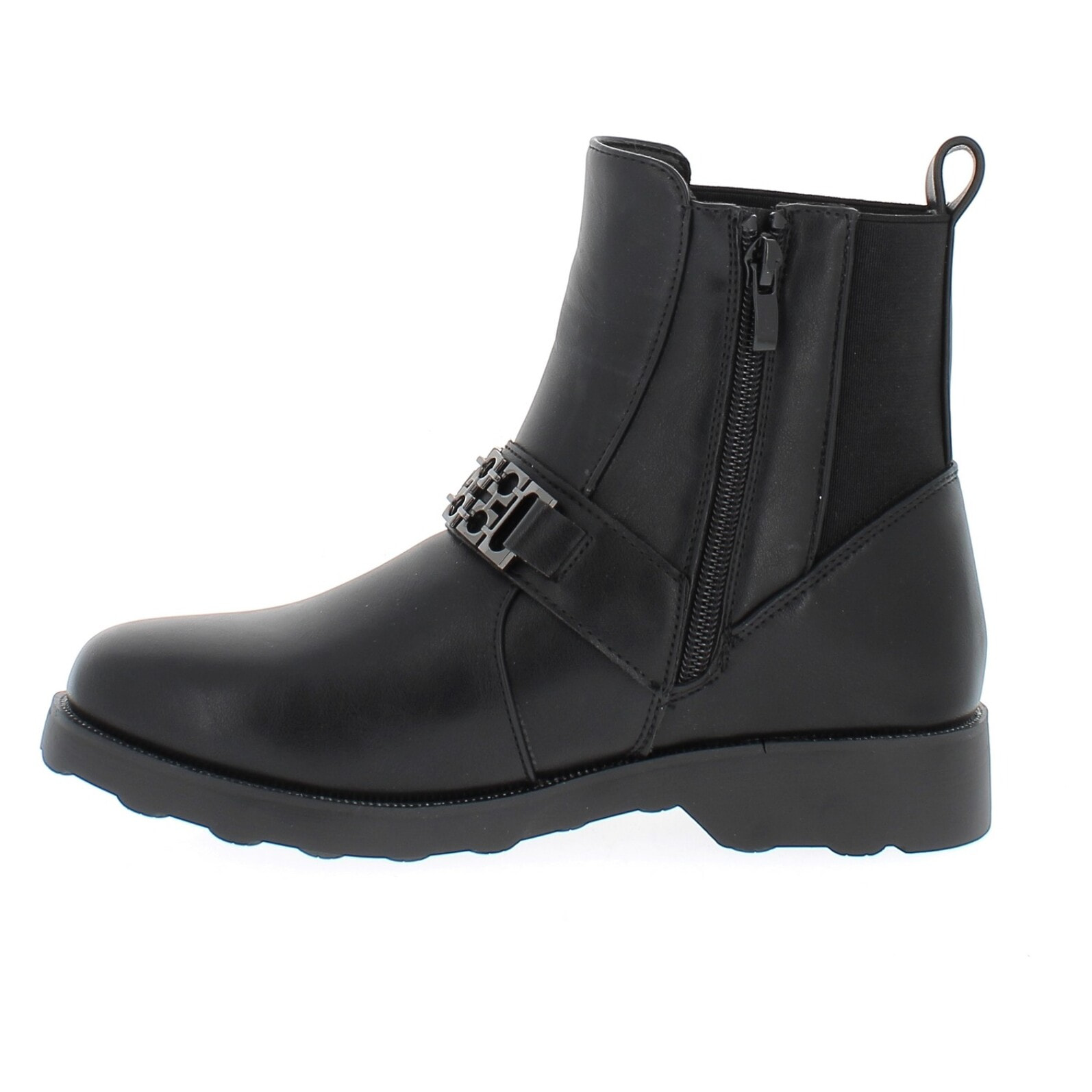 Armata di Mare Scarpe Donna Chelsea Boots con Decorazione Fibbia in Metallo AMD W52C60 Black