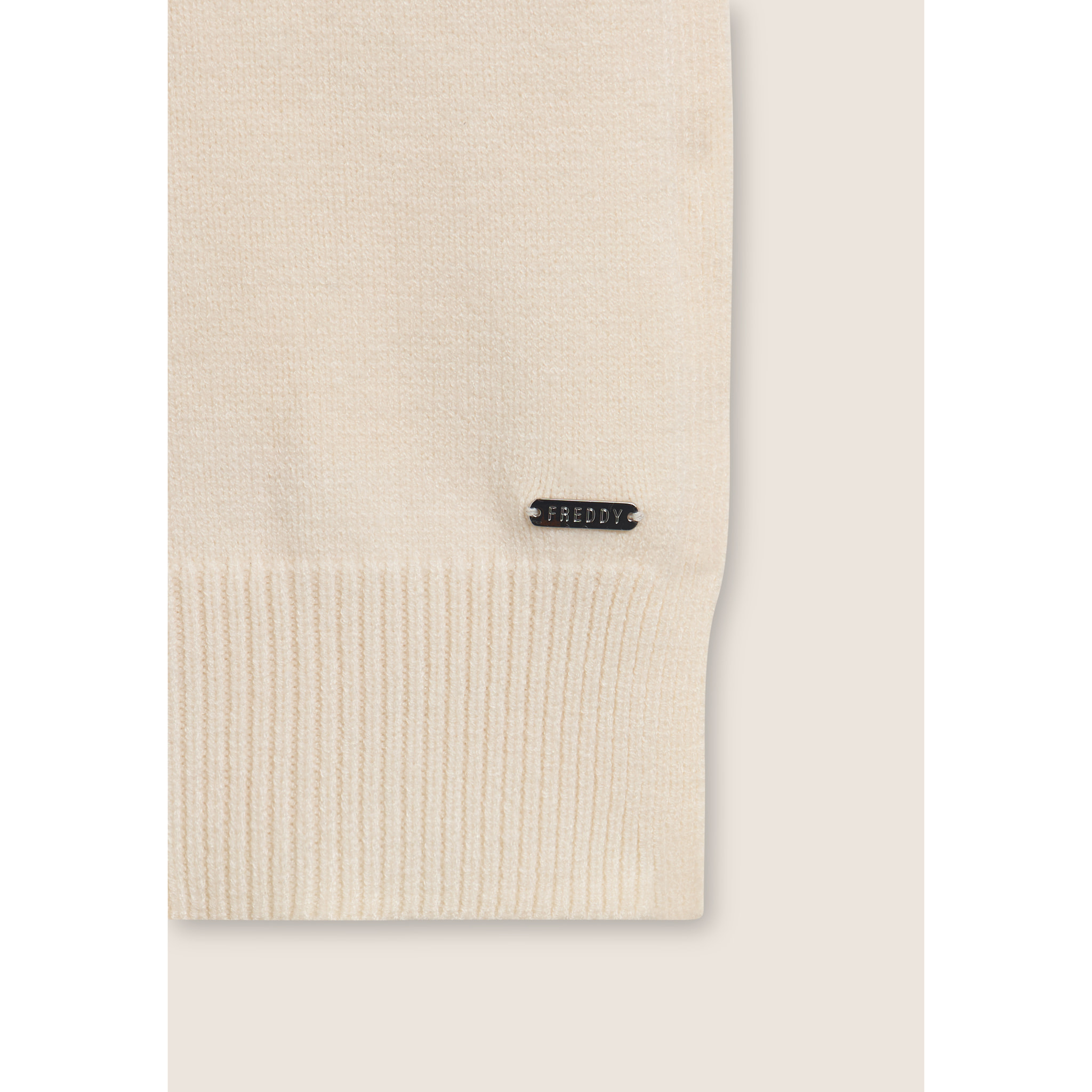 Sciarpa in maglia a coste con logo FREDDY