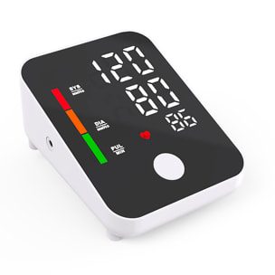 Tensiómetro electrónico JC801 con presurización inteligente y memoria de registros. Con pantalla digital y banda para brazo.
