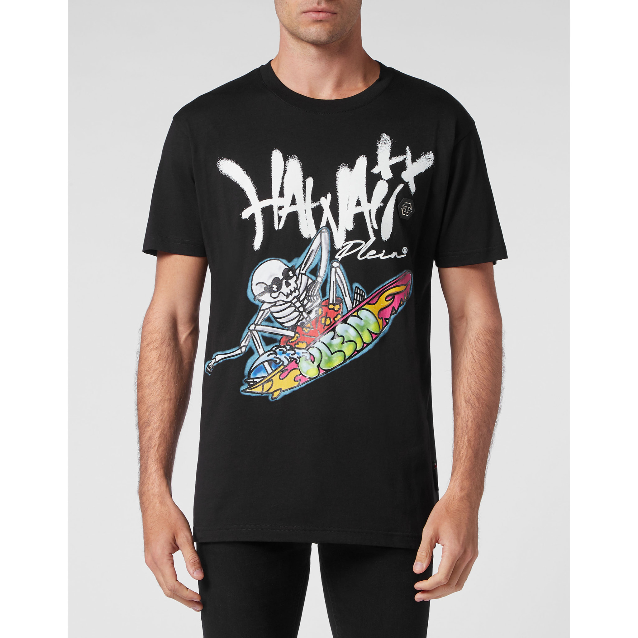 PHILIPP PLEIN T-Shirt Round Neck HAWAII