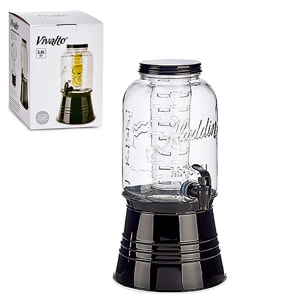 Caraffa con supporto e refrigeratore 3800 ml.