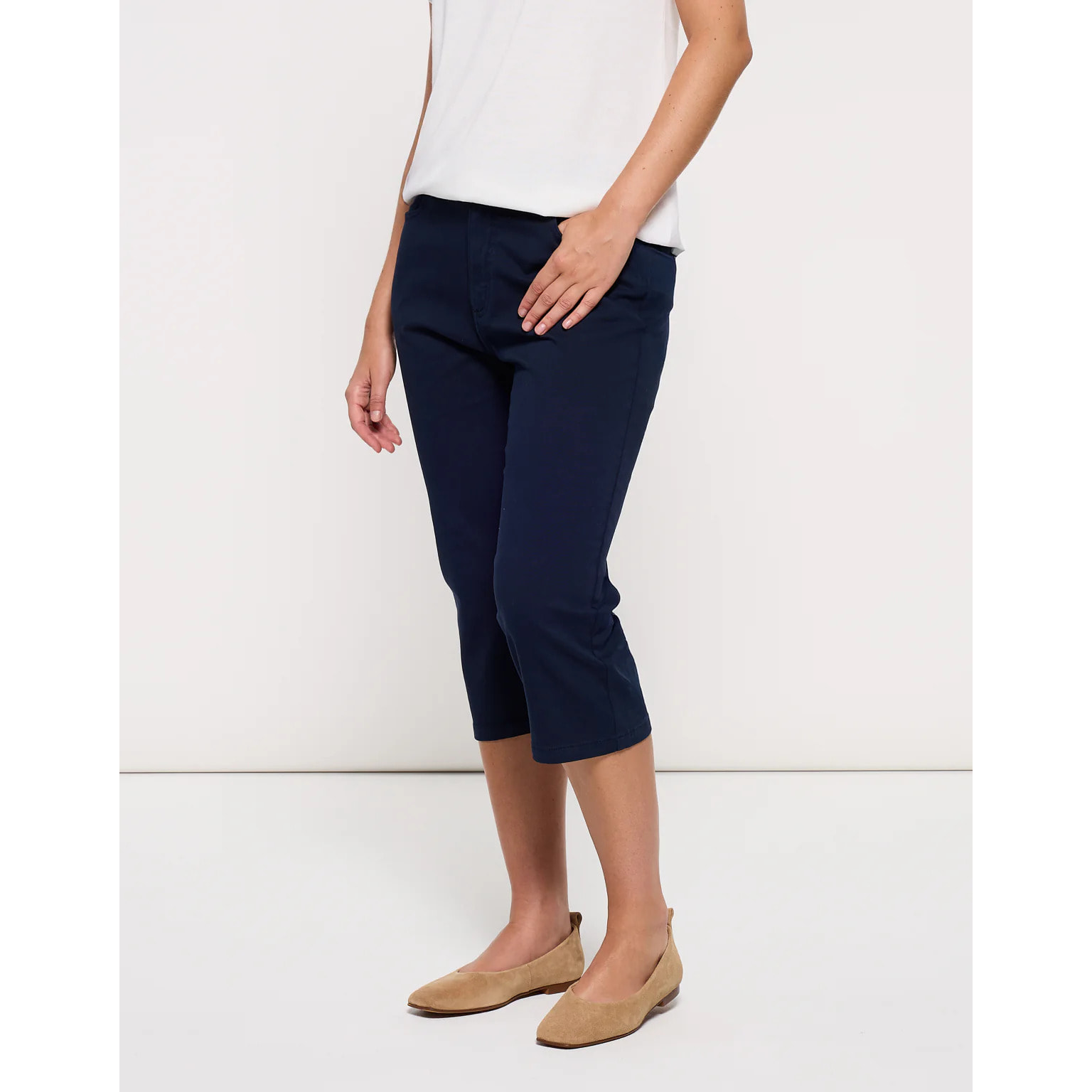 Pantalón Pirata Azul Marino - Capriela