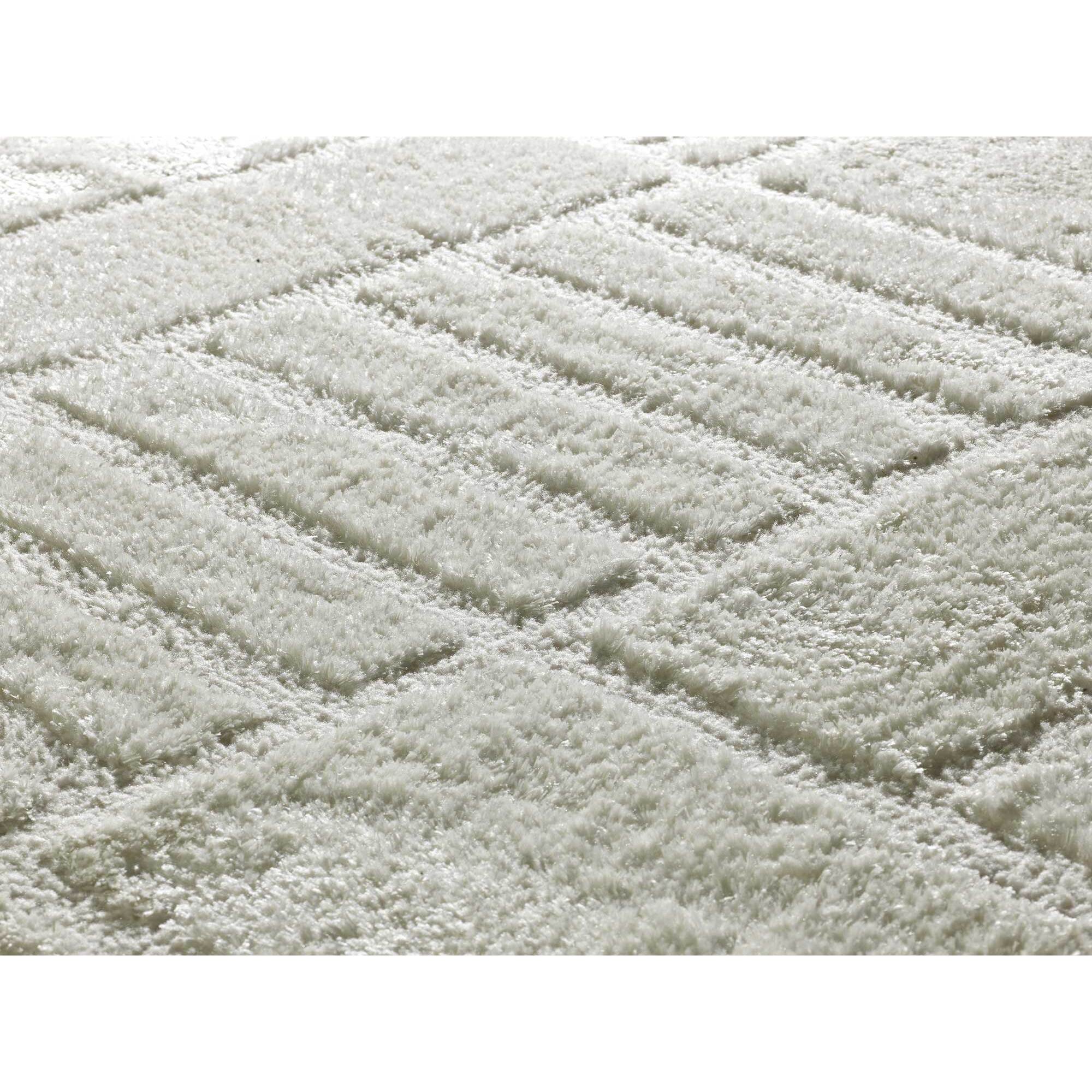 Alfombra de estilo escandinavo en color crema Blanche, varias medidas disponibles