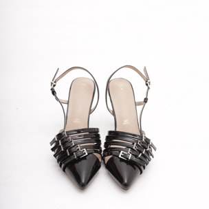 SLINGBACK CINTURINI NERO
