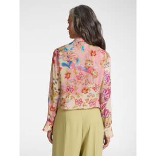 Elena Mirò - Camisa estampada - Rojo